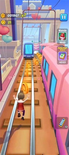 Subway surfer princess runner game offline #subwaysurfers #gameshorts