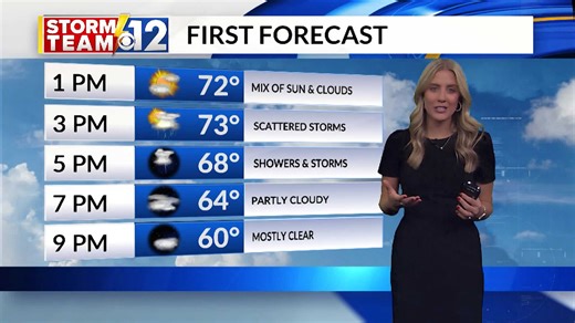 Thursday noon weather update - 12/18