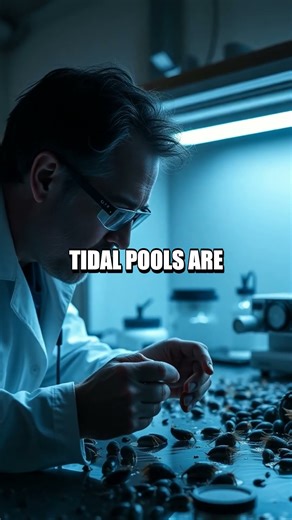 The Invisible Geometry of a Coastal Tidepool