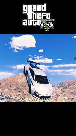 | STUNT JUMP GTA 5 | Audi🚗🔥📍#shorts #trending #gta