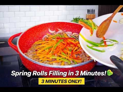 Spring Rolls Filling in 3Minutes