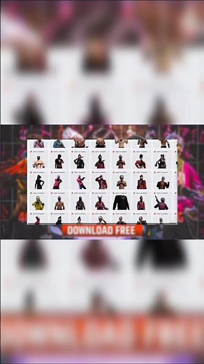 400+ Free Fire PNG Characters Pack 🚀 || No Copyright || Full HD || Download Free #freefire