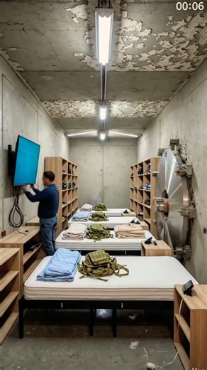 Abandoned Bunker → Luxury Survival Home 🤯 (Insane Transformation) restoration #shorts #youtubeshorts