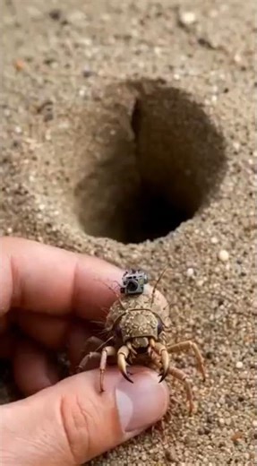 I Put a Camera on an Antlion… The Underground Sand Trap System Is Terrifying! 🐜📹 #spider #wildlife