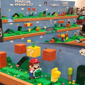 Nintendo Fan Creates Real-Life Super Mario Level with 14 Motors and 12,000 LEGO Pieces
