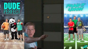 Is card throwing the new water bottle flipping? ♠️ | Dude Perfect