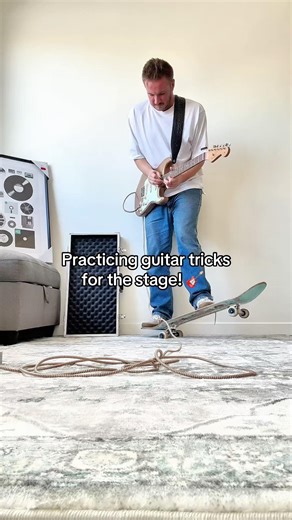 Cool Guitar Tricks For The Stage! 🎸 #shorts