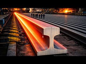 From Wrecked Cars to Train Rails—Mind-Blowing Transformation. Mega Metal Manufacturing Documentary