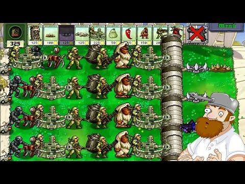 Plants vs Zombies Metal Slug Mod Gameplay