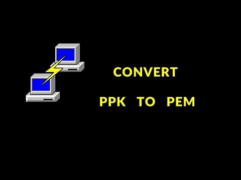 PuTTYgen: How to Convert a PPK to a PEM File