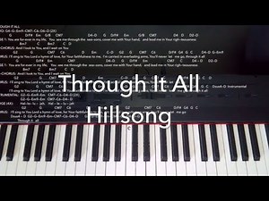 Through It All Hillsong Piano Cover Chords and Melody