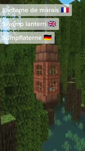 Comment faire une lanterne de marais sur Minecraft ?