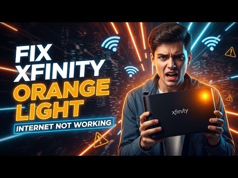 How to Fix Xfinity Internet Blinking Orange Light