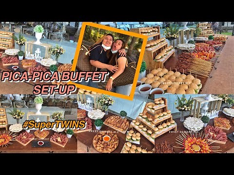 PICA-PICA BUFFET SET-UP with my TWIN ❤️ by Kaye Zarate