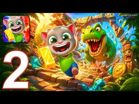 Talking Tom Time Rush - Gameplay Walkthrough Part 2 - Tom Time Adventure Run (iOS, Android)
