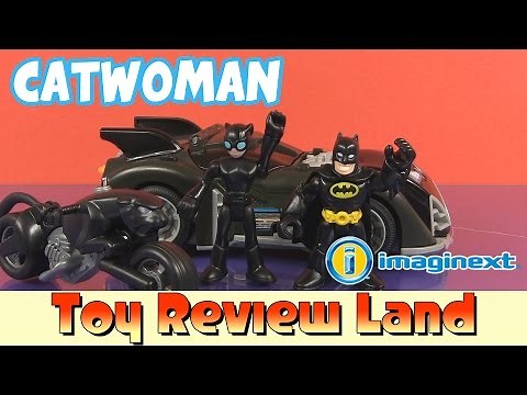 Imaginext Catwoman & Batman with a Mr Freeze and Lex Luthor Short!