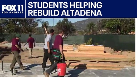 Students help rebuild home after Eaton Fire | Dr. Alfred McQuarters