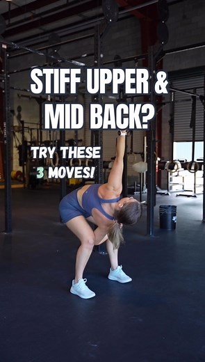 6.5K views · 80 reactions | Stiff & locked up mid-back? Here are...