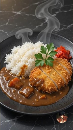 The Ultimate Crispy Japanese Chicken Katsu Curry Recipe! 🤤#JapaneseFood #ComfortFood