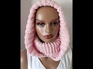 Crochet turtle Neck Hoodie