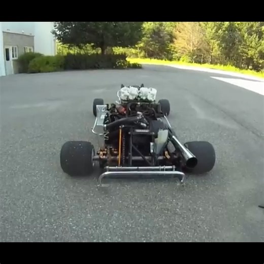 180hp R1 Go Kart Passes a Cop and runs away(131mph) | Ibnu Zayn