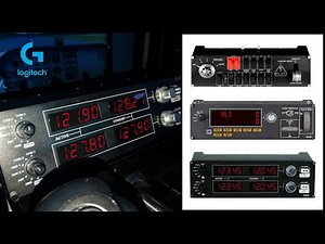 REVIEW Logitech Flight Radio Panel (+switch button and autopilot)