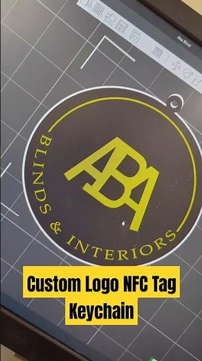 Custom Logo NFC Tag Keychain: Order Preparation! #3DPrinting #NFCTag #KeychainDesign #CustomLogo