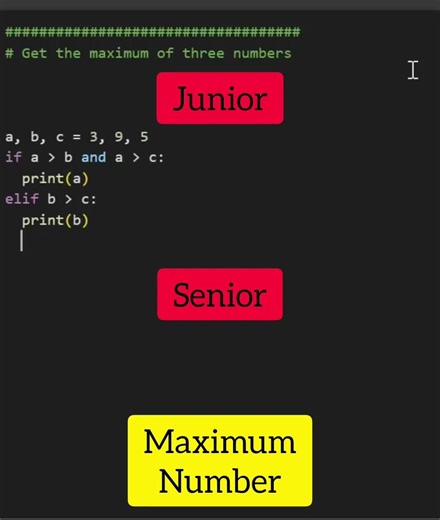 Maximum number in Python