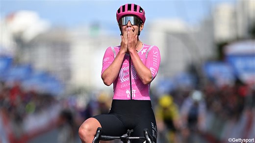 Met een perfecte timing vliegt Kerbaol naar de ritwinst, Kopecky weer 2e!
