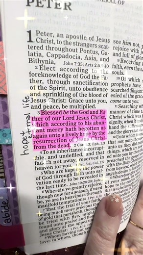 Soft-spoken Bible verse ASMR 1 Peter 1:3 #bibleasmr #softspoken #scriptureengagement