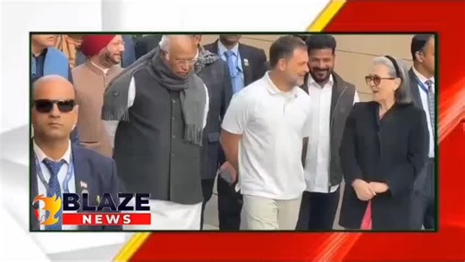 Blaze News on Instagram: "Delhi Mein Congress Working Committee Ki Aham Meeting Kharge Ki Qiyadat Mein CWC Meeting Jari New Delhi: Congress Working Committee (CWC) ki aham meeting aaj New Delhi mein Congress President Shri Mallikarjun Kharge ki qiyadat mein jari hai. Is baithak mein CPP Chairperson Smt. Sonia Gandhi ji, Lok Sabha mein Leader of Opposition Shri Rahul Gandhi ke saath party ke senior rehnuma aur CWC members shirkat kar rahe hain. Is meeting mein Telangana ke Chief Minister Revanth 