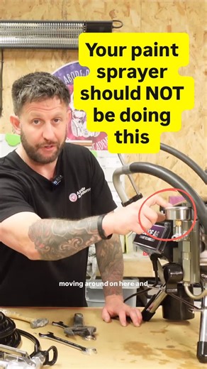 Jamie Bourne on Instagram: "EASY FIX - if the pressure on your airless paint sprayer is jumping around while your priming then you’ve probably got something stuck in your prime switch. Here’s how to fix it with no dramas! Follow for more helpful spray painting tips and tricks #painting #spraypaint #decorating"