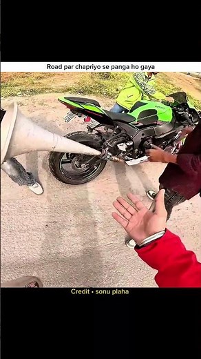 Bike Ride Me Panga Ho Gaya 😱 | Real Road Rage #shorts #roadrage #chapri #zx10r