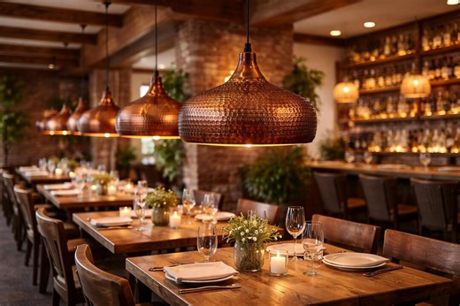 Hammered Copper Pendant Light, Moroccan Hanging Lamp, Handmade Ceiling Fixture - Etsy