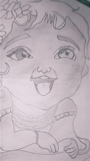 how to draw Krishna ❤️