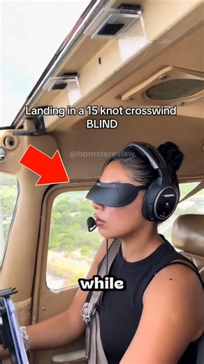 Why Is This Pilot Flying Blind? #plane #test #shorts