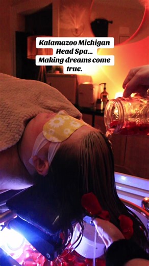 Kalamazoo Michigan Head Spa. Book with us through the link in my bio! 🫶🏼🥰 . . . #michiganheadspa #headspa #michiganscalpspa #michiganheadspas #headspatreatment #headspaspecialist #headspaasmr #relax