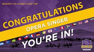 Watch Opera Singer secure her spot in the #BreedersCup Juvenile Fillies Turf with victory in the #WinAndYoureIn Qatar Prix Marcel Boussac! Congrats to all of her connections! | Breeders' Cup World Championships