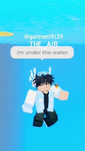 hello im under the water😱 #roblox #funny #robloxgames #memes