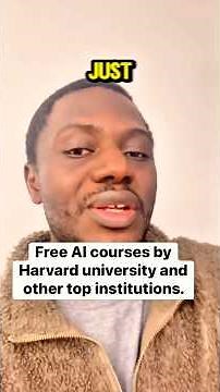 Learn AI for free from Harvard, Stanford, MIT and others