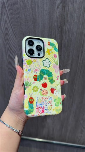Adorable Caterpillar Phone Case Design