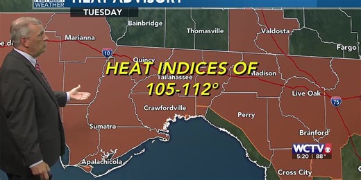 A copy and paste forecast through midweek