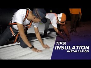 The best way to install insulation - Caspar Roofing Channel