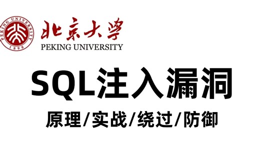 【网络安全】2025年B站最详细的SQL注入教程，零基础从入门到精通！