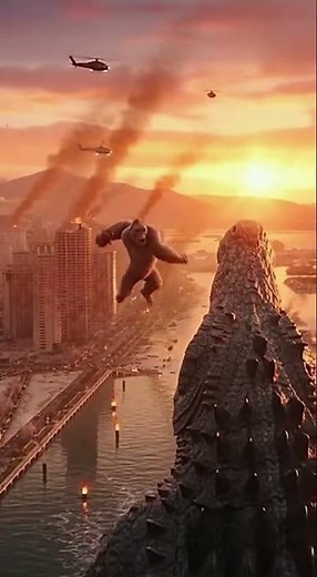 🔥 KONG vs GODZILLA – The Ultimate Sky Strike! | Epic Battle Moments | Live & Subscribe!