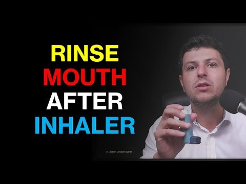 How to rinse mouth after using inhalers?