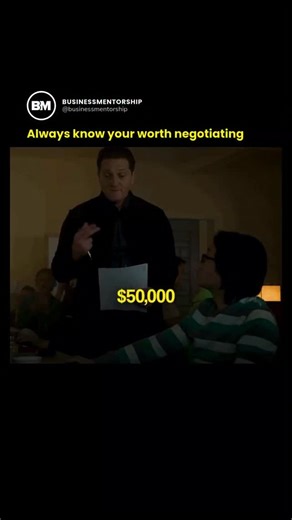 Business Mentorship on Instagram: "In this scene from Silicon Valley, someone offers fifty thousand dollars to buy the code outright. The creator refuses, not because the money isn’t tempting, but because he wants to know why it’s worth buying in the first place. The offer doesn’t change in that moment. What changes is the conversation. Once the reason becomes clear, the value shifts. Only after understanding what the code can really do does the offer go up. That’s the lesson buried in the scene