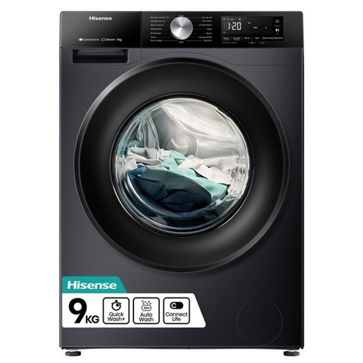 Buy Hisense WF3S9043BB3 9KG 1400 Spin Washing Machine - Black | Washing machines | Argos