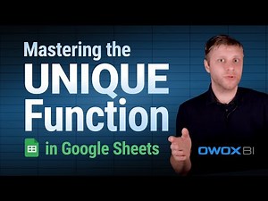 Mastering the UNIQUE Function in Google Sheets