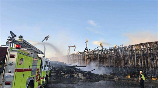 Company talks about huge Finley warehouse fire: What it’s doing, why it’s taking so long